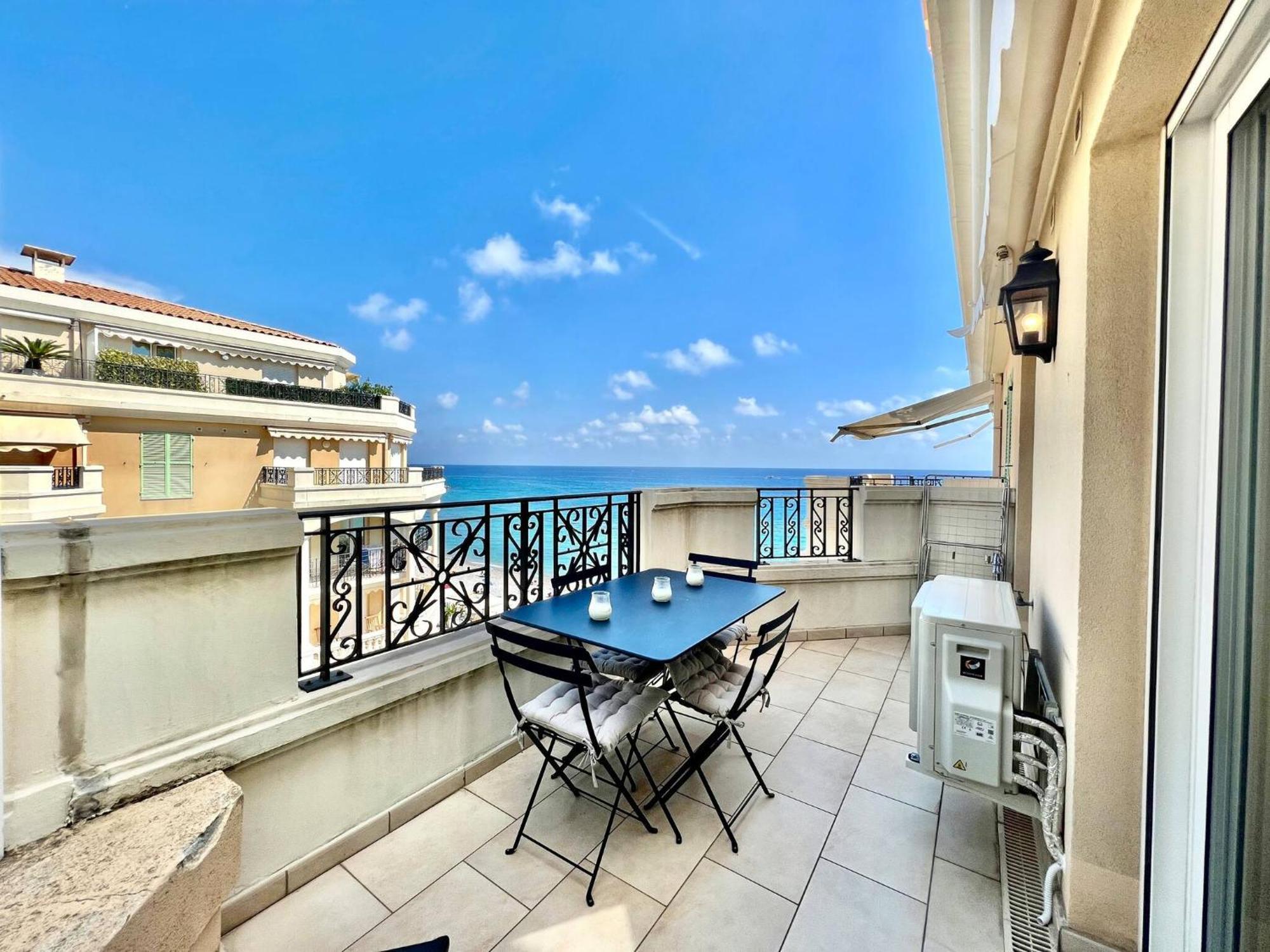 'Le Victoria Beach' Vue Mer Plein Centre, Spacieux 芒通 外观 照片